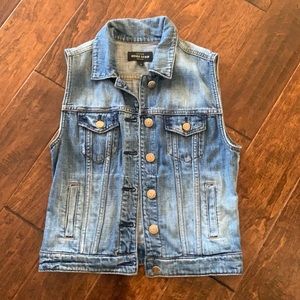 Jcrew denim vest